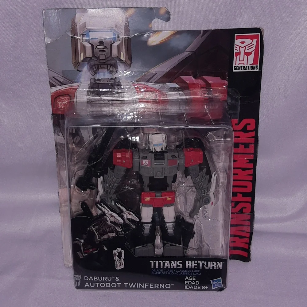 Transformers Generations Deluxe Class Titans Return DABURU & TWINFERNO SEALED